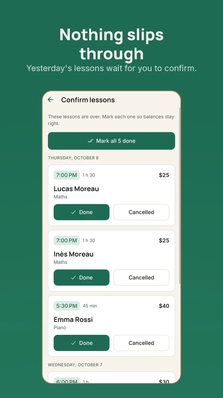 Nothing slips through: yesterday's lessons to confirm
